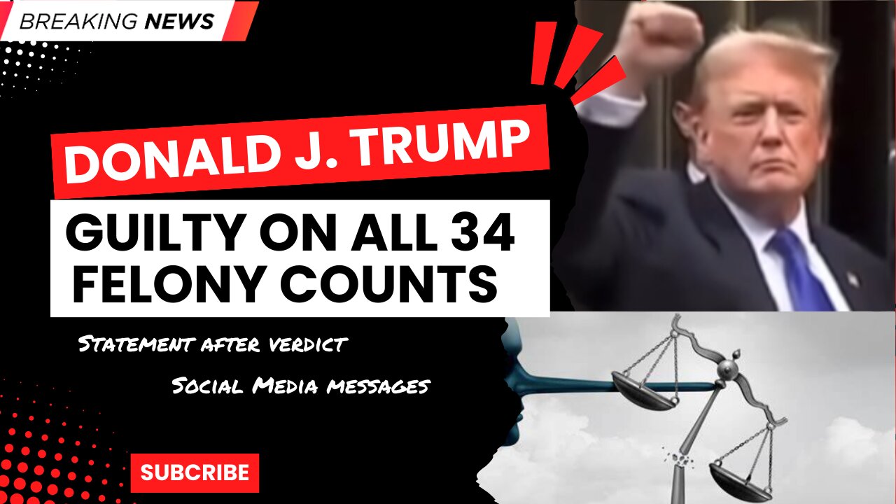 Donald Trump Guilty on all 34 Felony Counts