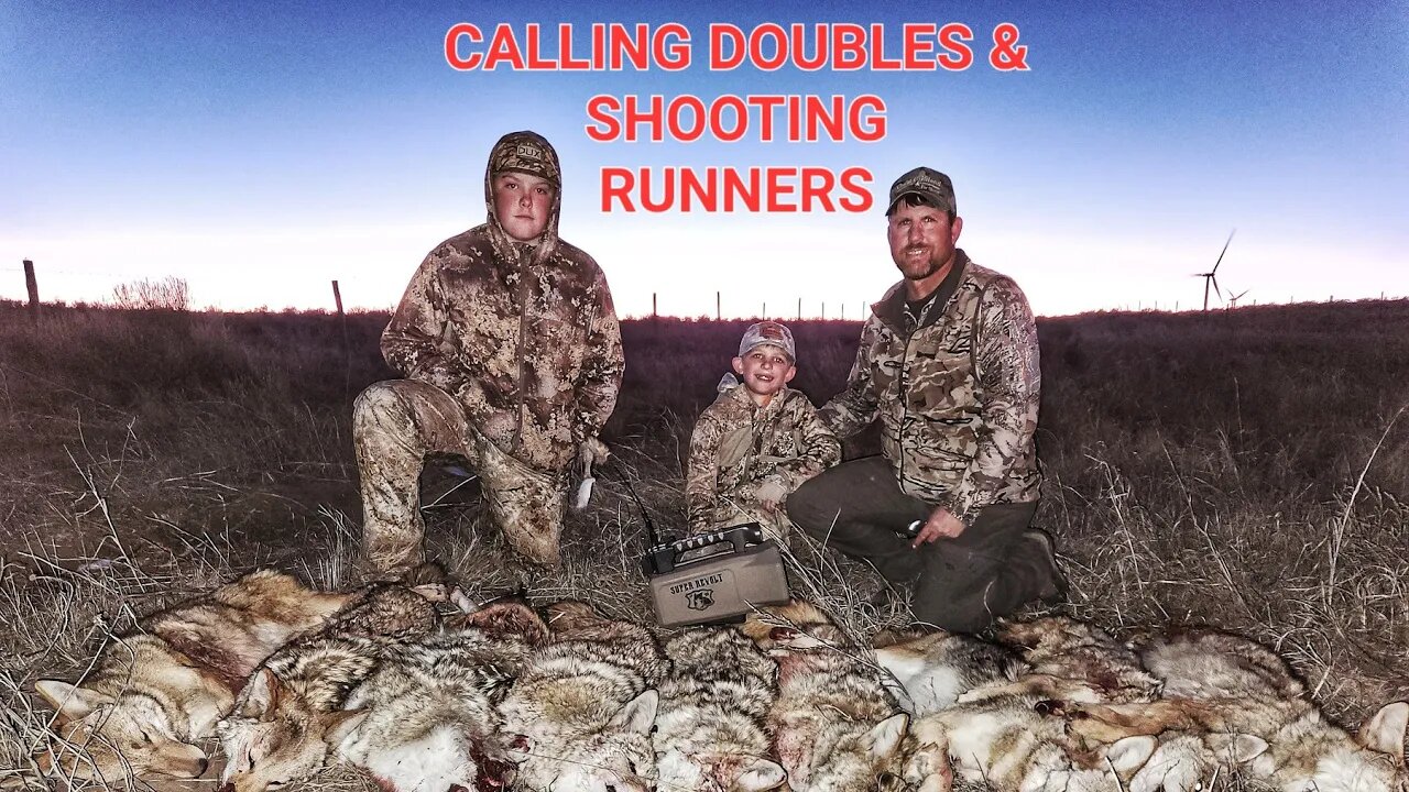 Coyote Hunting - A Day of Calling Doubles & Shooting Runners