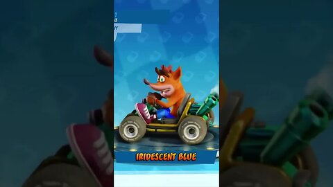 Iridescent Blue Paint Job Showcase - Crash Team Racing Nitro-Fueled