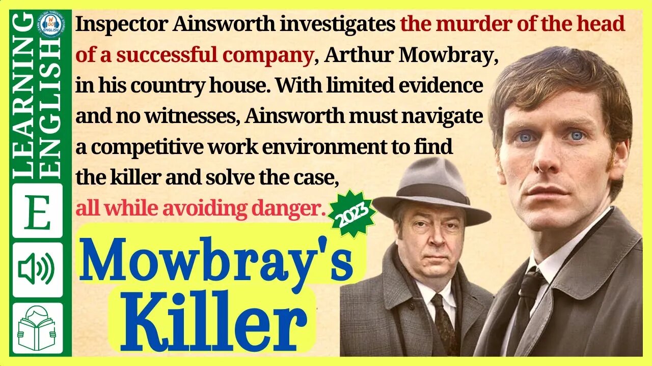 learn English through story level 3 🍁 Mowbray’s Killer | WooEnglish