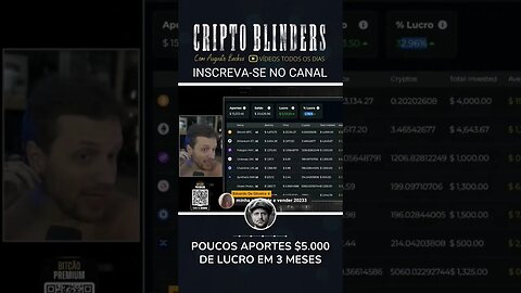 $5.000 DE LUCRO EM APENAS 3 MESES COM CRIPTOMOEDAS #shorts #bitcoin #criptomoedas