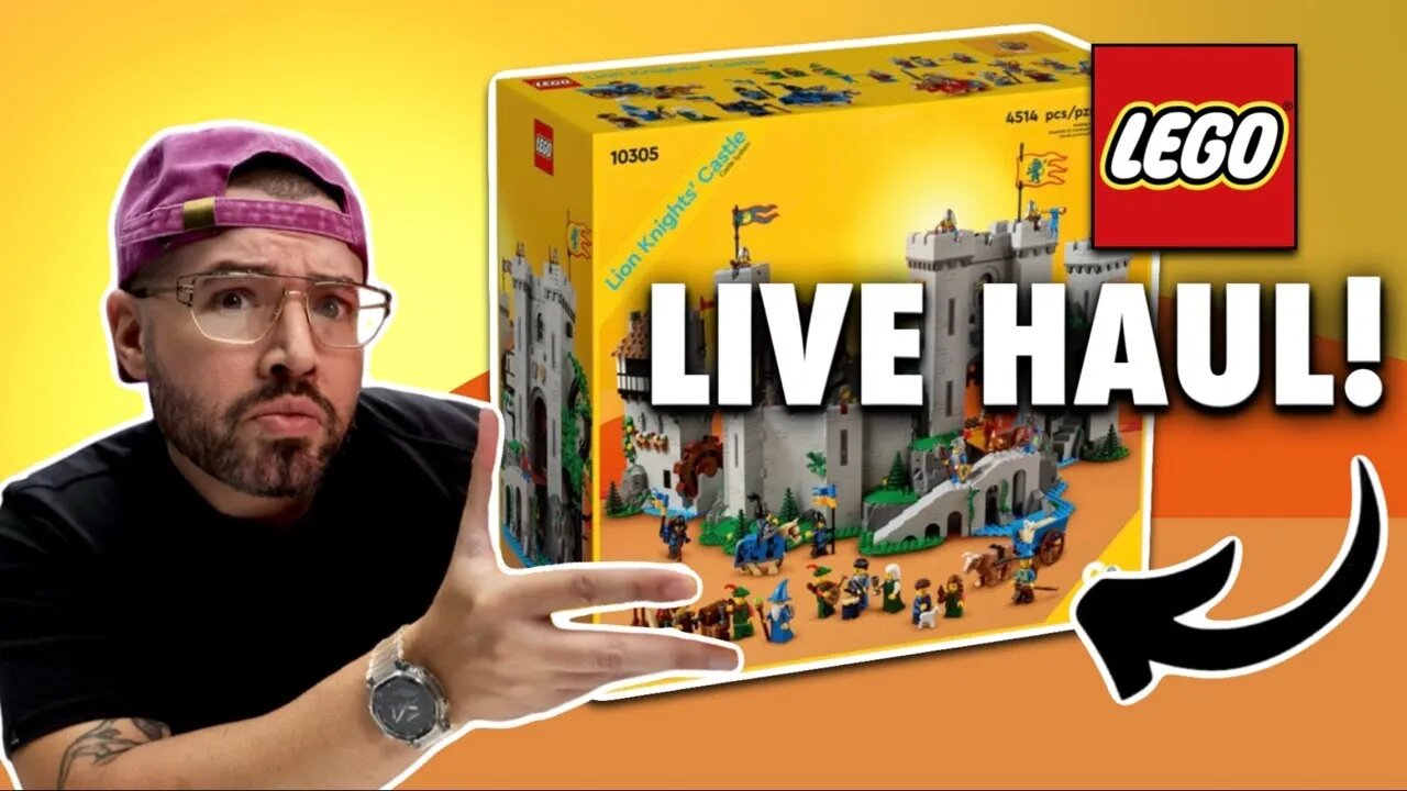 LEGO Lion Knights Castle LIVE LAUNCH HAUL