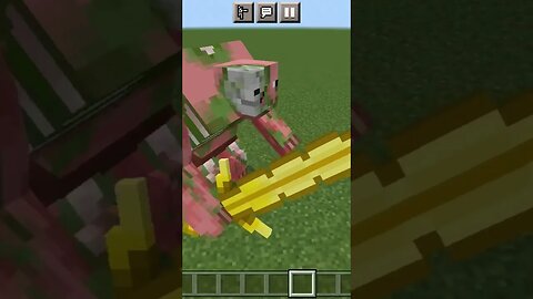 Mutant Zombie Pigman in Minecraft! #shorts