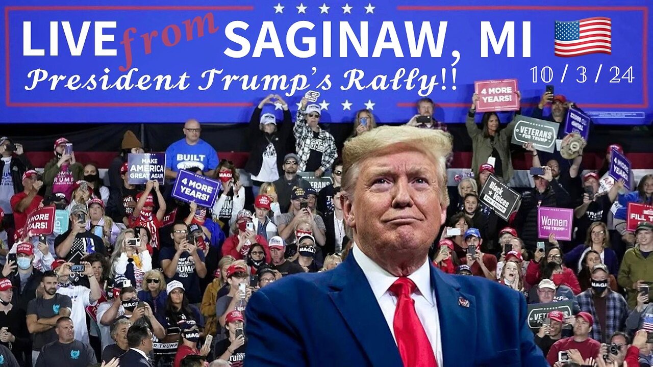 President Trump's Rally in Saginaw, MI (10/3/24)