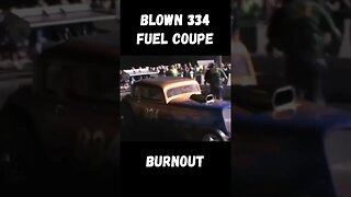 334 Blown Fuel Coupe Nighttime Burnout! #shorts