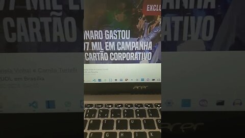 Bolsonaro gastou com hotel e lanches no cartão corporativo e daí ? pior é roubar né