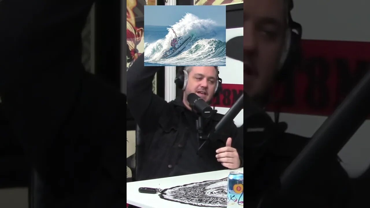 And we think 15 foot waves are huge🤣 Full Episode is LIVE on our Channel!🫡