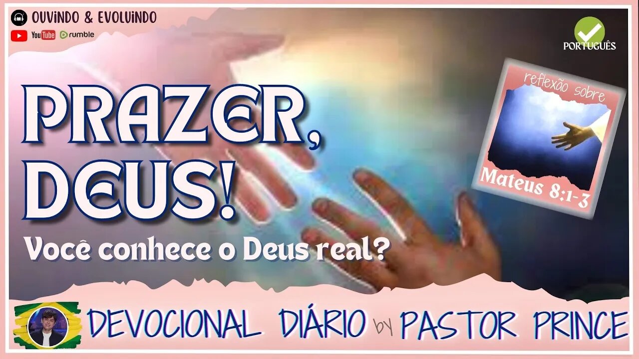 CONHEÇA O DEUS REAL! | Pastor Joseph Prince | DEVOCIONAL para meditação