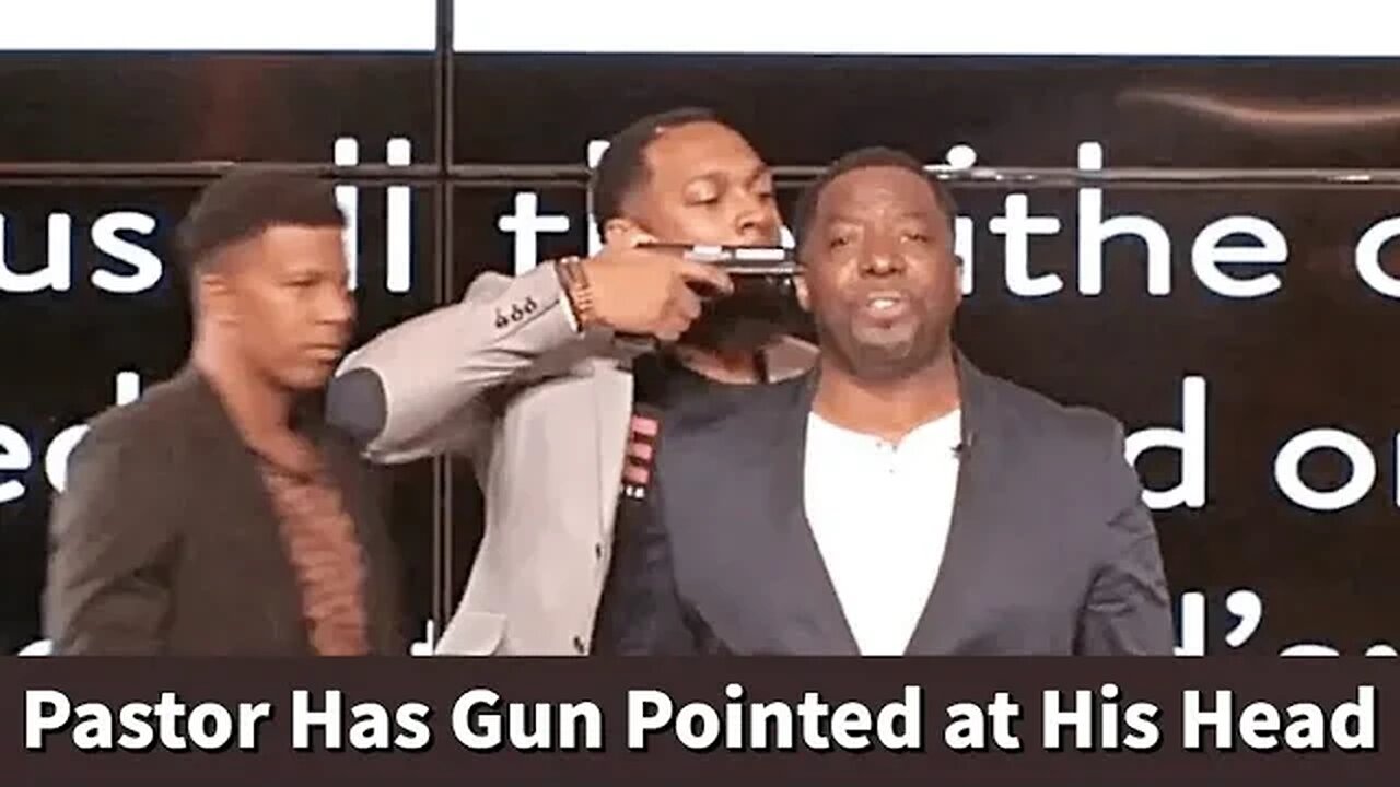 Pastor Has Gun Pointed at His Head During Sermon to Illustrate that Not Tithing is “Robbing God”