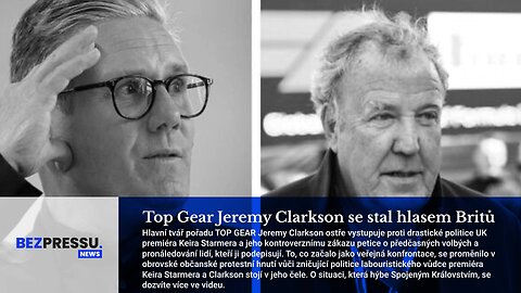 Top Gear Jeremy Clarkson se stal hlasem Britů