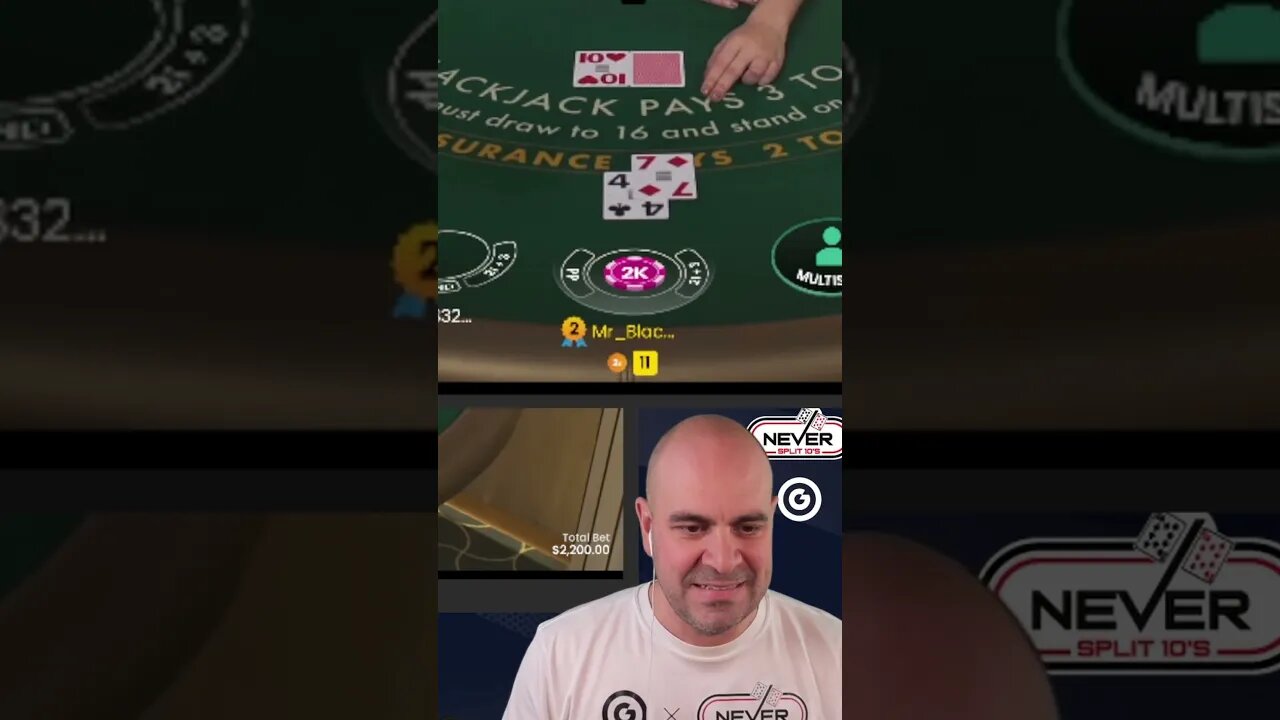 $2,000 Blackjack Double