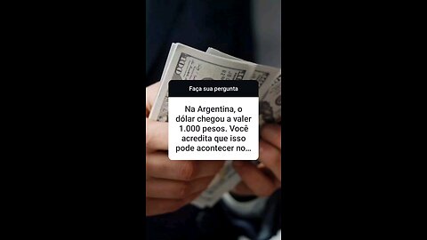 Um dólar, mil REAIS?!