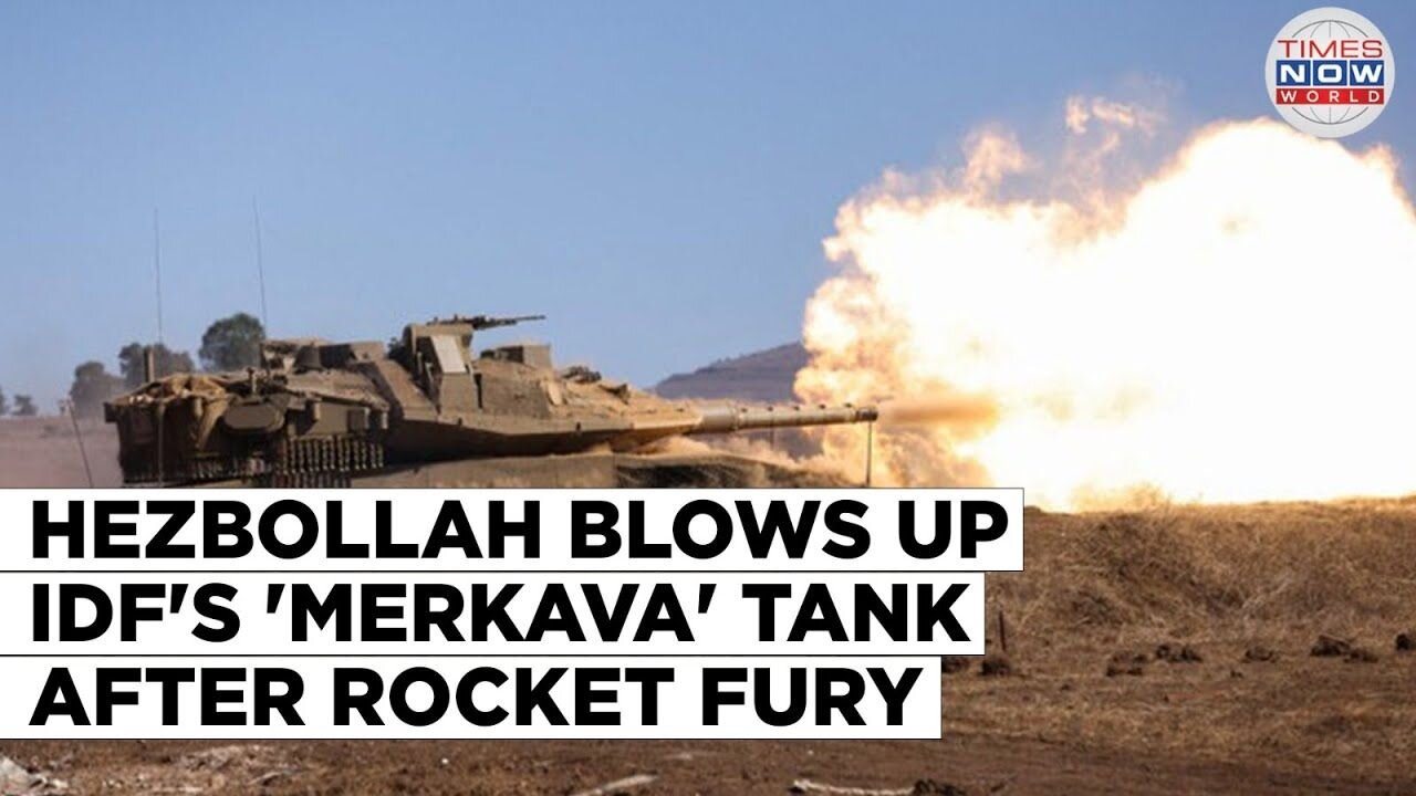 Hezbollah Strikes IDF's 'Merkava' Tank in Fiery Assault: Dramatic Footage Emerges