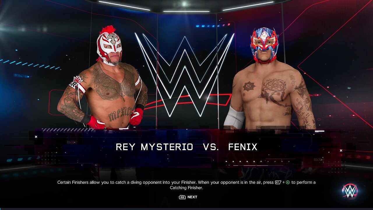 WWE 2k23 Rey Mysterio vs Fenix