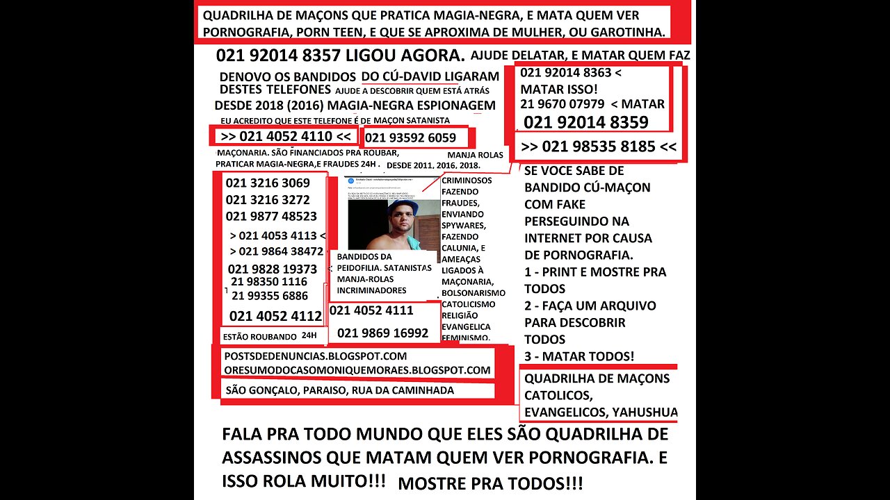 HUMOR O COCOZÃO DA PEIDOFILIA ESPIÃO SATANICO (É AQUELE CAGALHÃO MESMO)