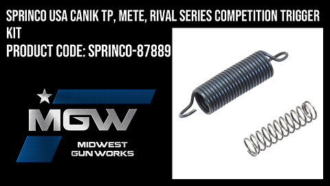 Sprinco USA Canik TP, METE, Rival Series Competition Trigger Kit - SPRINCO-87889