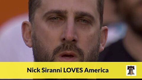 Nick Siranni LOVES America Showing True Emotional Patriotism During National Anthem