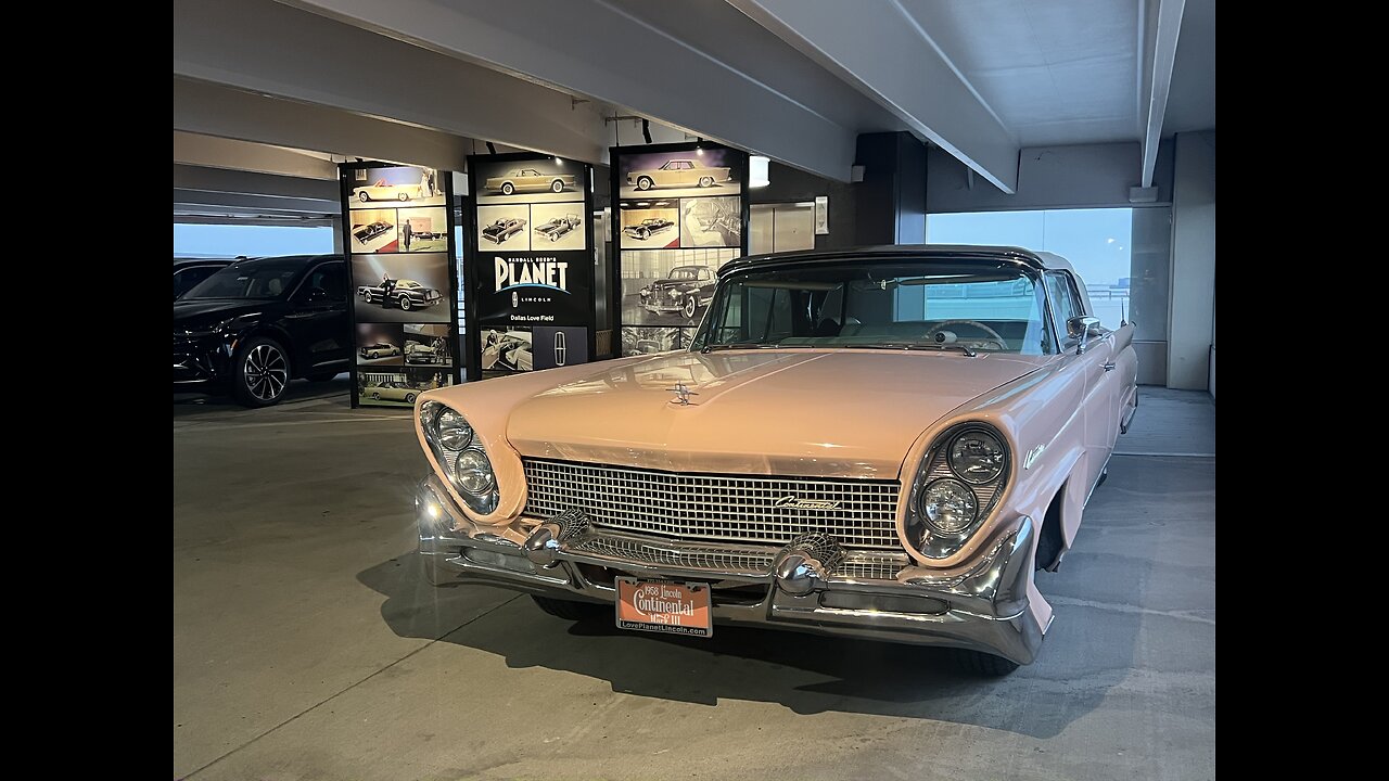 Audrey the Lincoln Lady and the 1958 Lincoln Continental Mark III Convertible