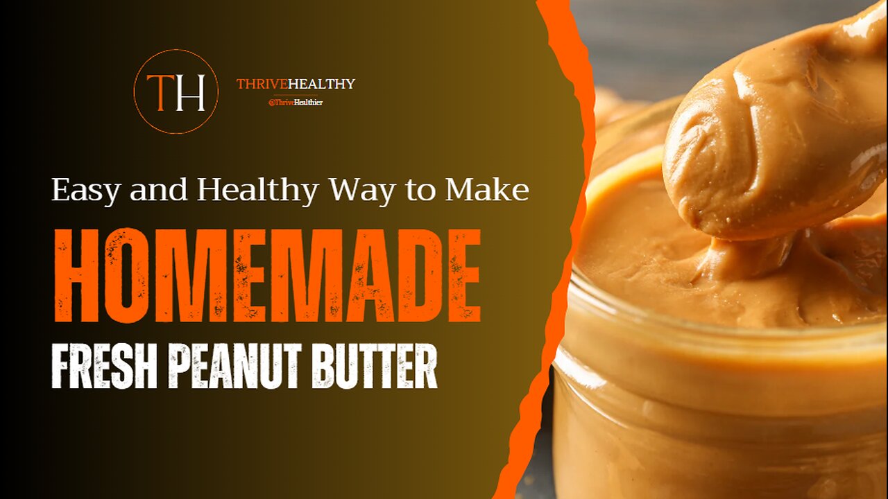 Easy and Healthy Homemade Fresh Peanut Butter