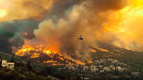 Greece NOW! Unstoppable Catastrophic Wildfires: Massive Destruction, Tragic Loss of Lives