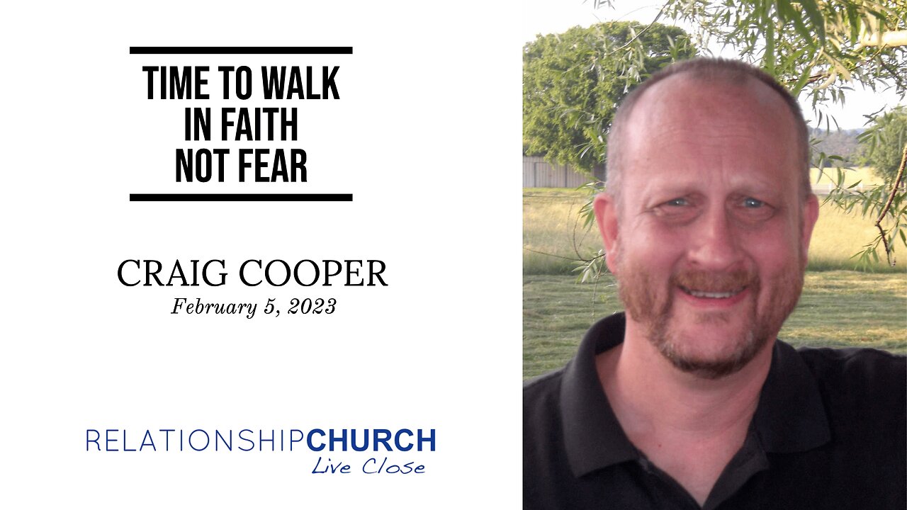 Time to Walk in Faith Not Fear