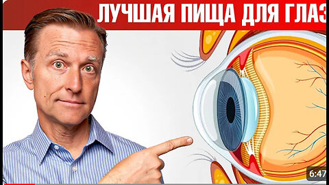 Самая полезная еда для здоровья ваших глаз. Др. Берг.