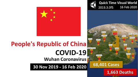 16 Feb 2020 - COVID-19 Wuhan Coronavirus: People's Republic of China