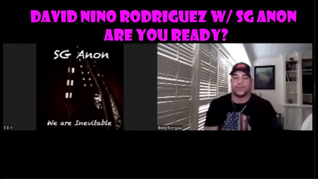 David Nino Rodriguez W/ Sg Anon - Zero Hour Is Upon Us. Are You Ready..