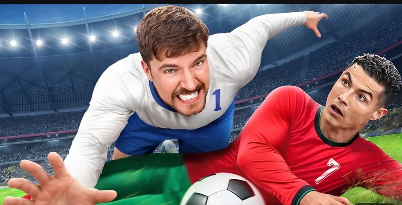 Mr beast beat Ronaldo win 1000000$