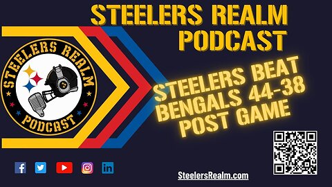 Steelers BEAT Bengals 44-38 week 13 Post Game Recap & Analysis | SRP S6-E48 12/2/2024