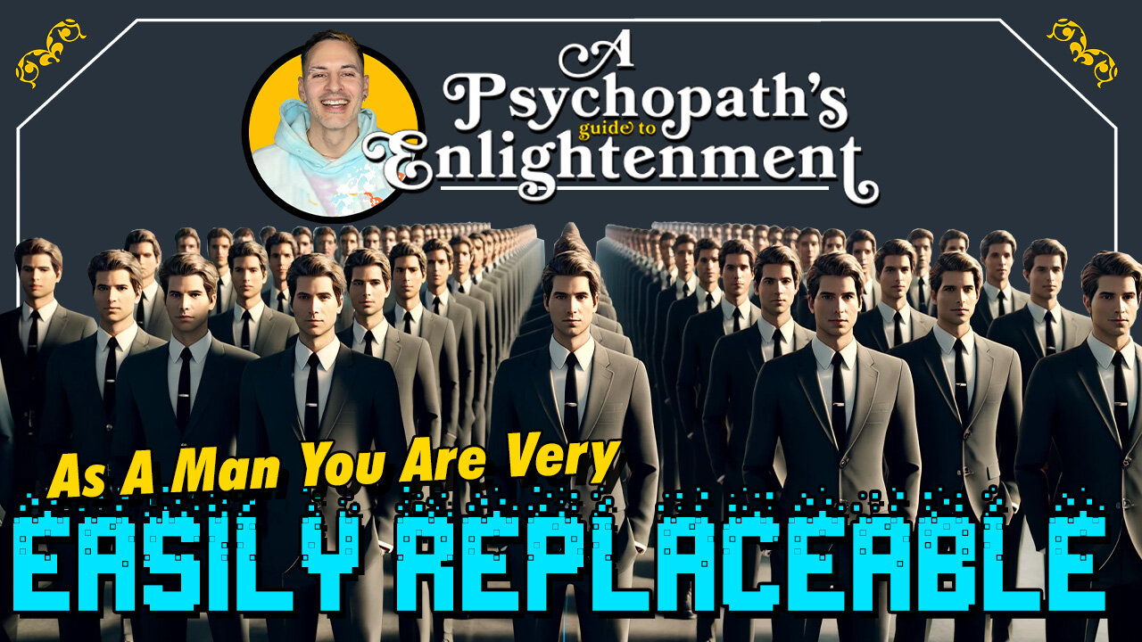 Remember, As A Man You Are Easily Replaceable - A Psychopath's Guide To Enlightenment