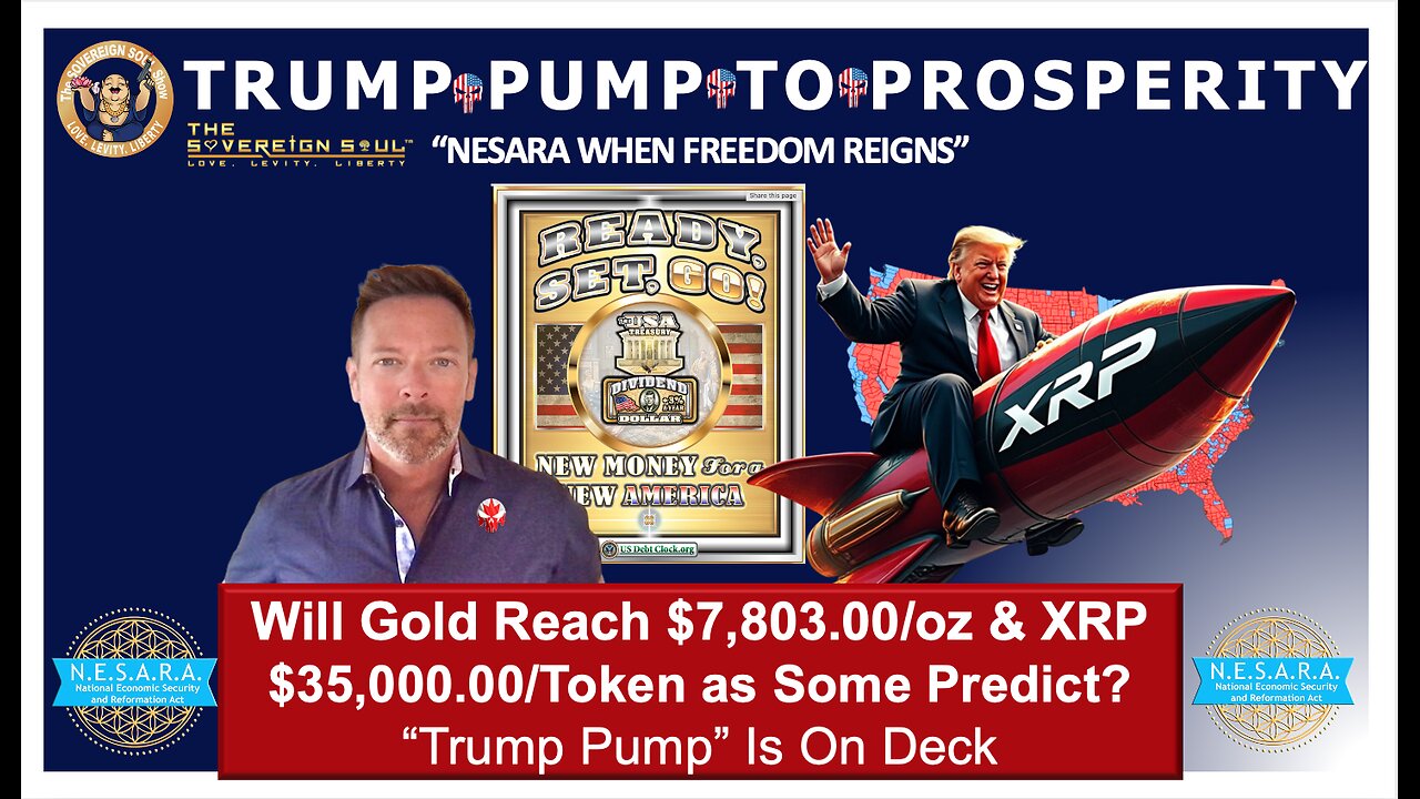 Will Gold hit $7,803.00/oz & XRP $35,000 as Some Predict with “Trump Pump” rocking the Stock Markets