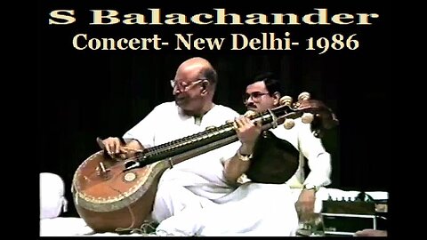 S.BALACHANDER---CONCERT NEW DELHI 1986