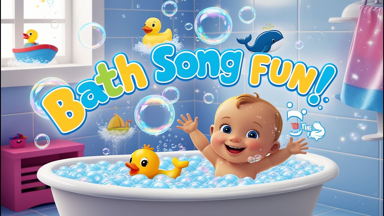 Bath Song For Kids | Nursery Rhyme and Children Song