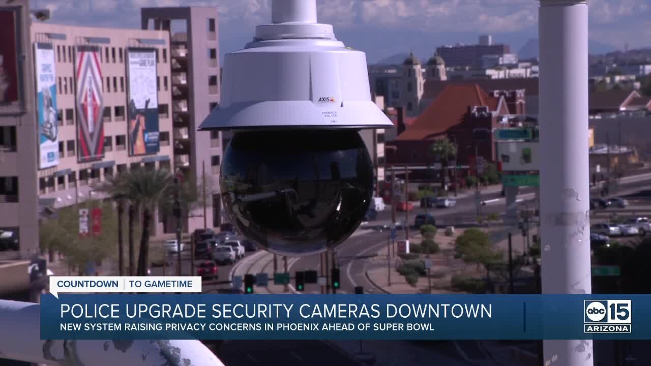 Phoenix PD updating surveillance around downtown ahead of Super Bowl LVII