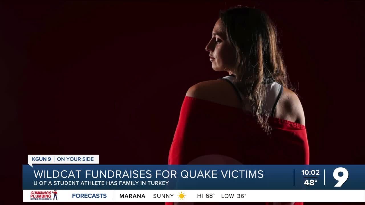 Wildcat volleyball player fundraises for earthquake victims
