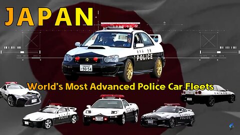 The most cutting-edge fleet of Japan police cars in the world!