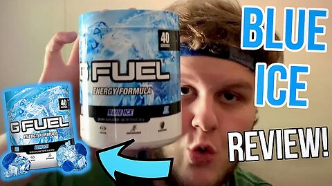 G Fuel BLUE ICE Flavor REVIEW!