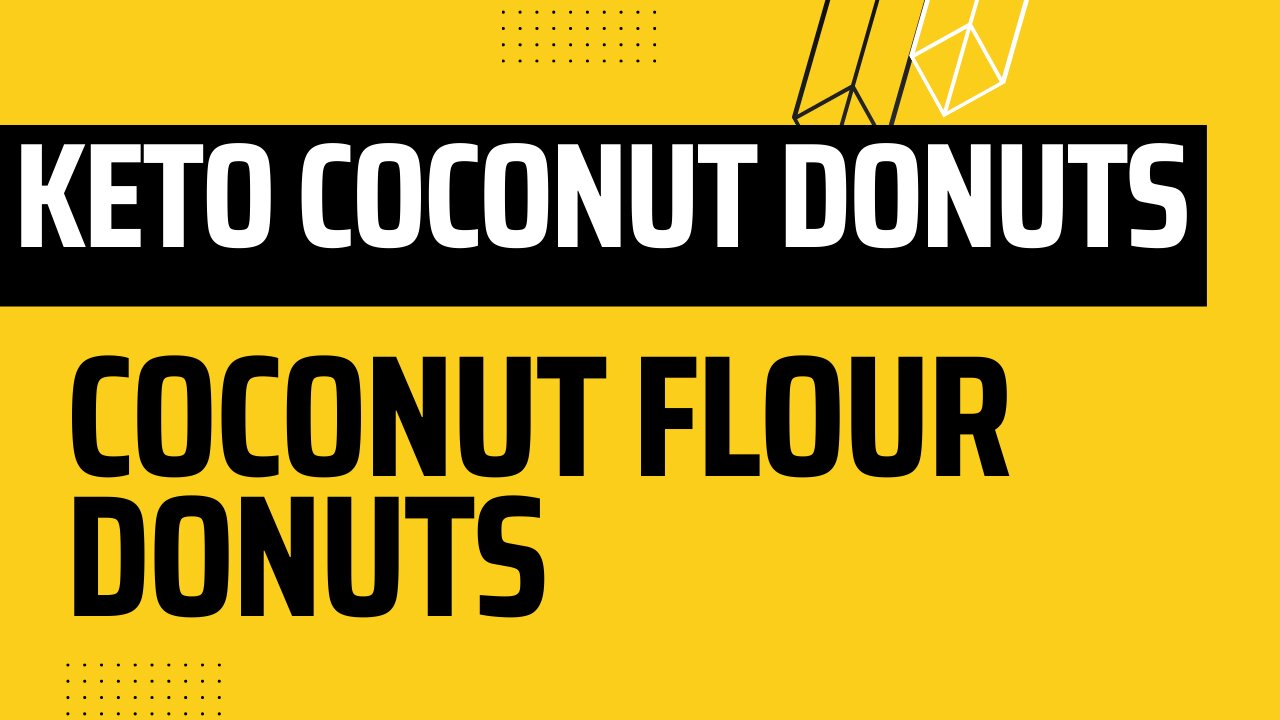 KETO COCONUT FLOUR DONUTS!!