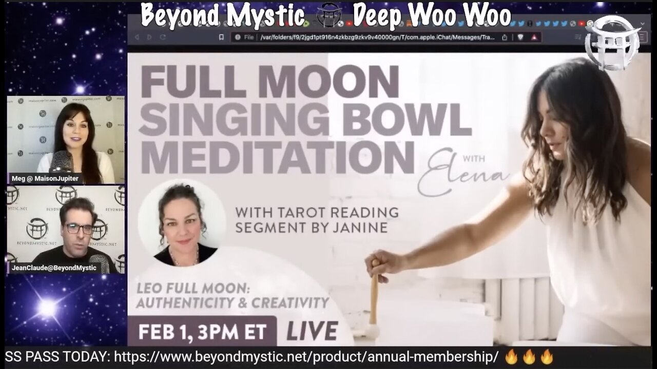 FULL MOON MEDITATION PROMO WITH MEG!