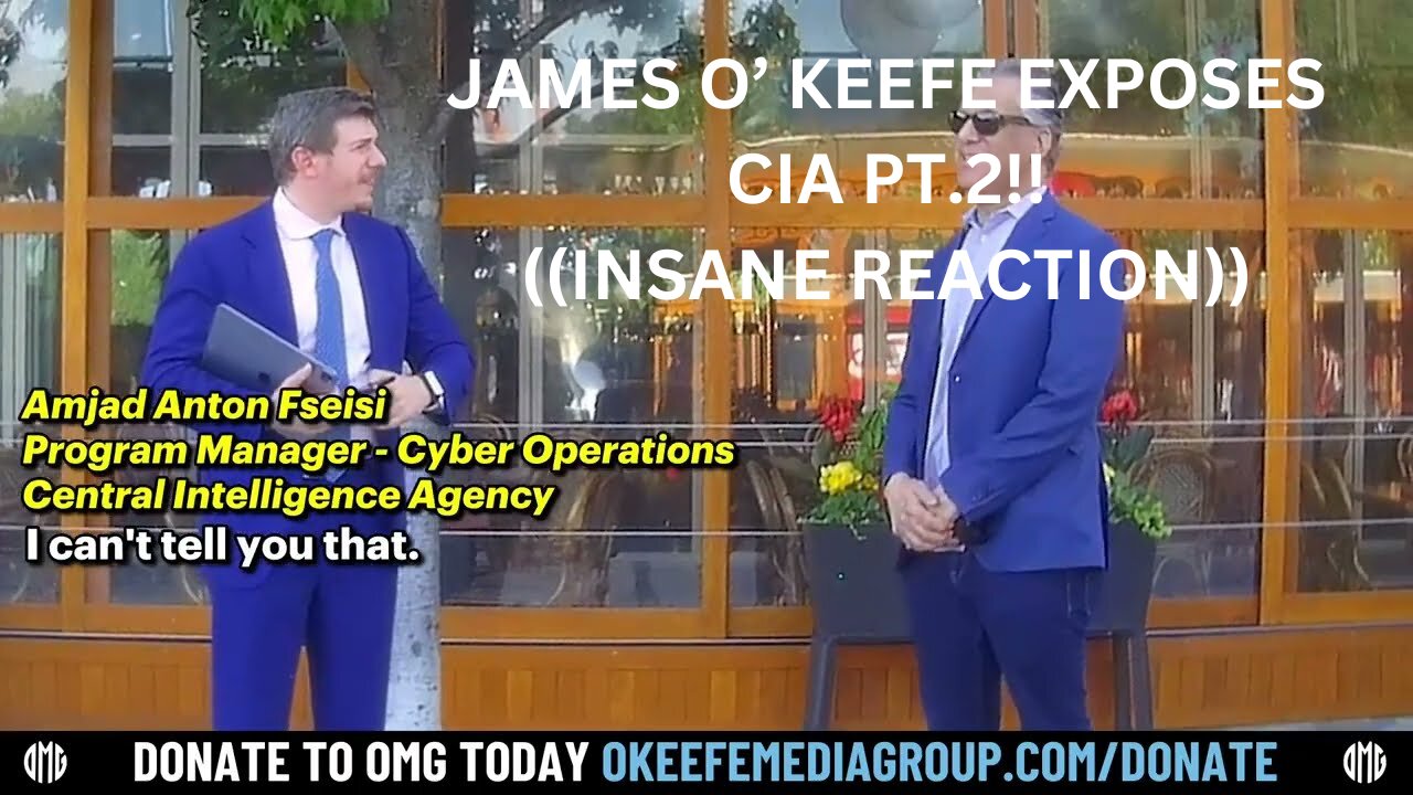 CIA EXPOSED!! | JAMES O' KEEFE | ((INSANE REACTION))