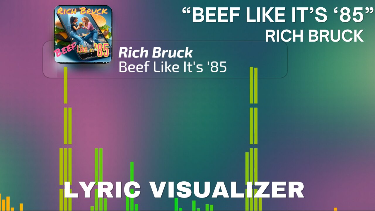 Beef Like It’s 85" - Official Lyric Visualizer | Rich Bruck