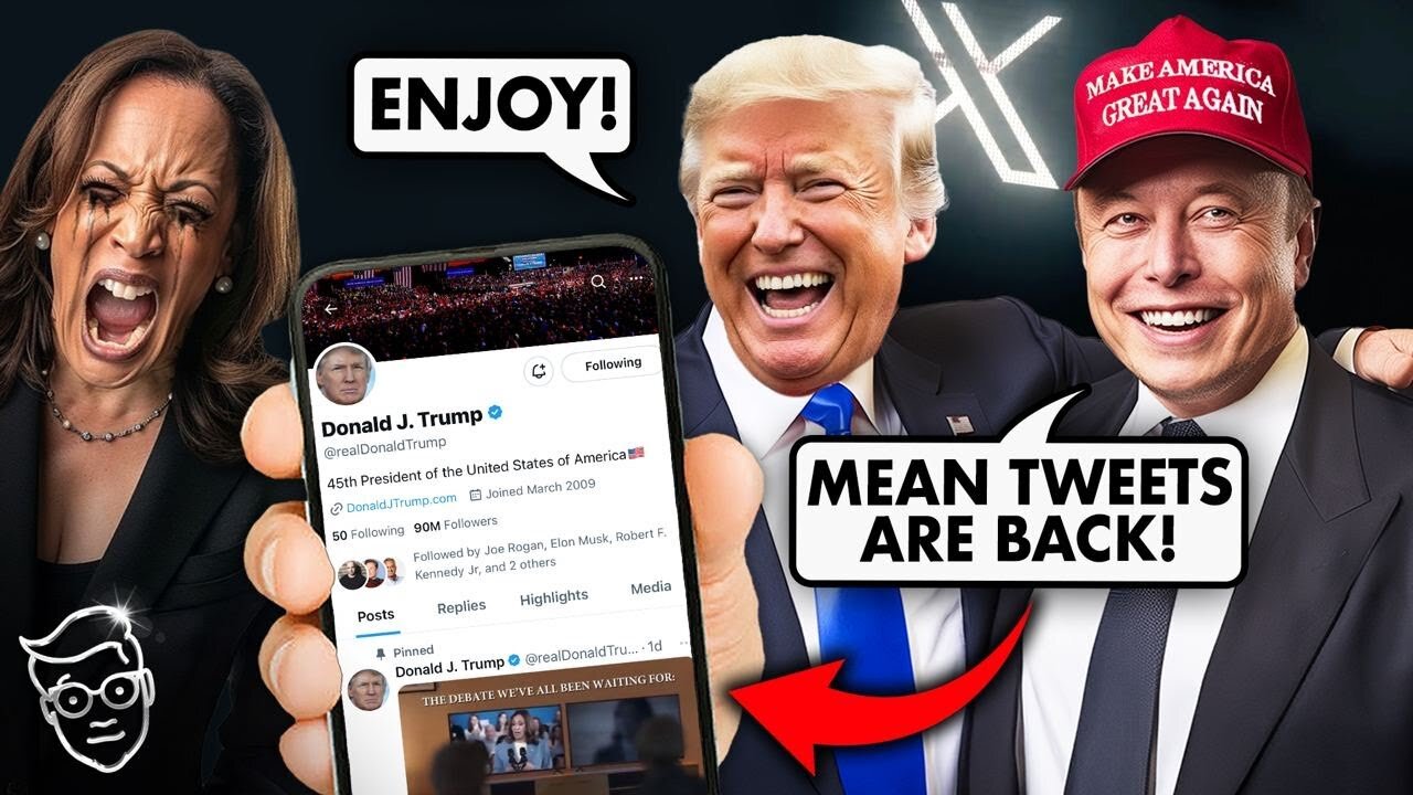 Triumphant Trump ENDS Kamala's Career with BRUTAL TROLLING on 𝕏 | MEAN TWEETS RETURN 🔥