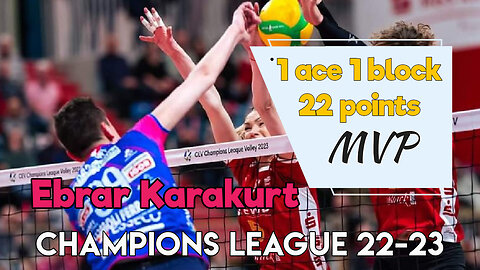 [Champion League 22/23] [Novara vs SC Potsdam] [Ebrar Karakurt] [31-01-2023]