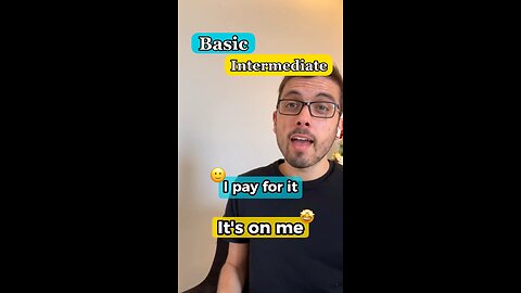 Basic vs. Intermediate English. #englishhero #ingles