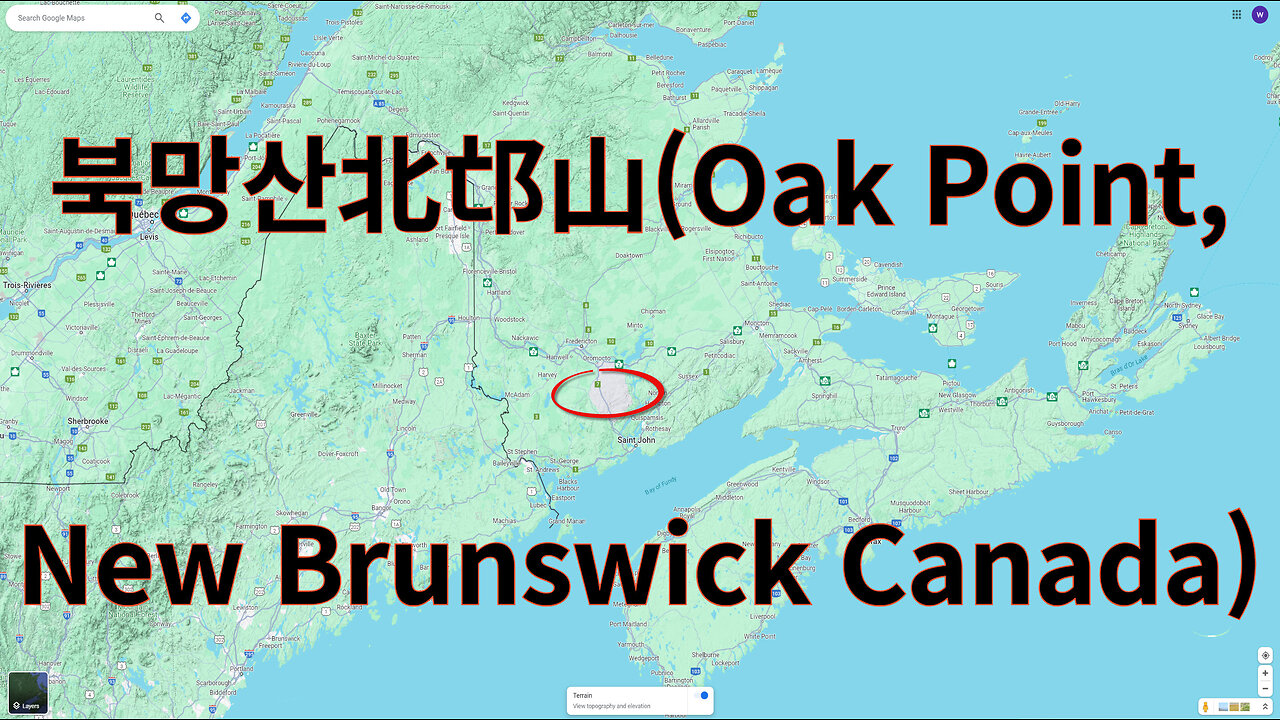 배망면락, 부위거경 背邙面洛, 浮渭據涇 ㅣ 북망산北邙山(Oak Point, New Brunswick Canada)