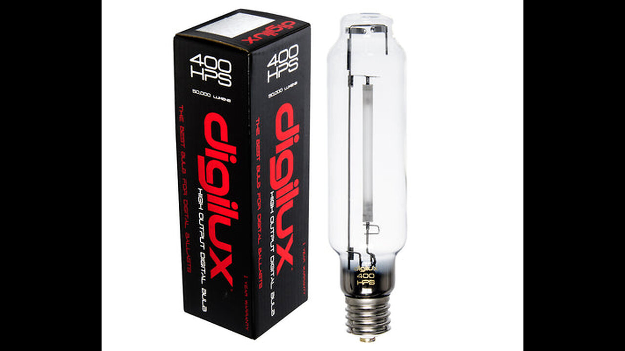 NEW! Eye Hortilux 400W Super HPS Hydroponics Enhanced Spectrum Grow Light Bulb