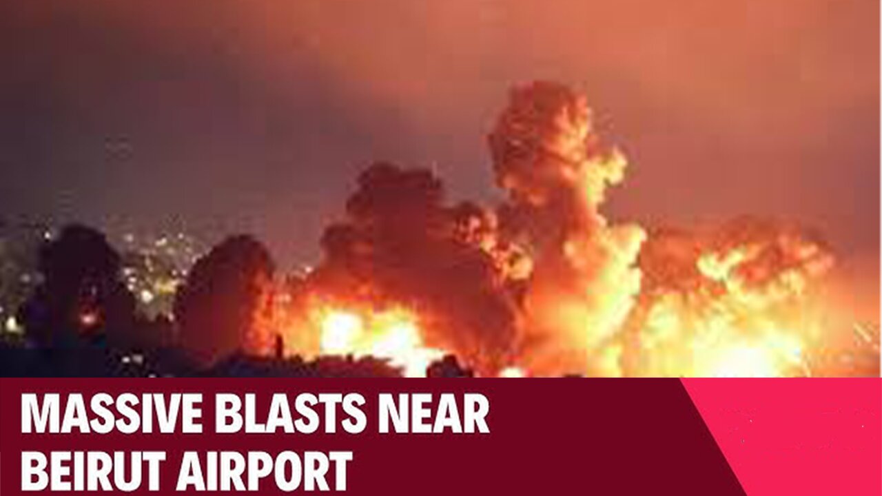 Massive blasts in Beirut after renewed Israeli air strikes