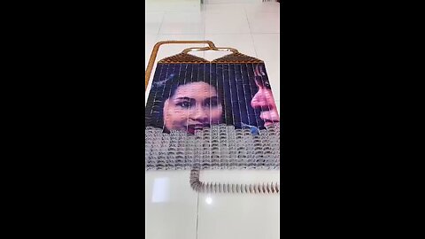 Satisfying domino art