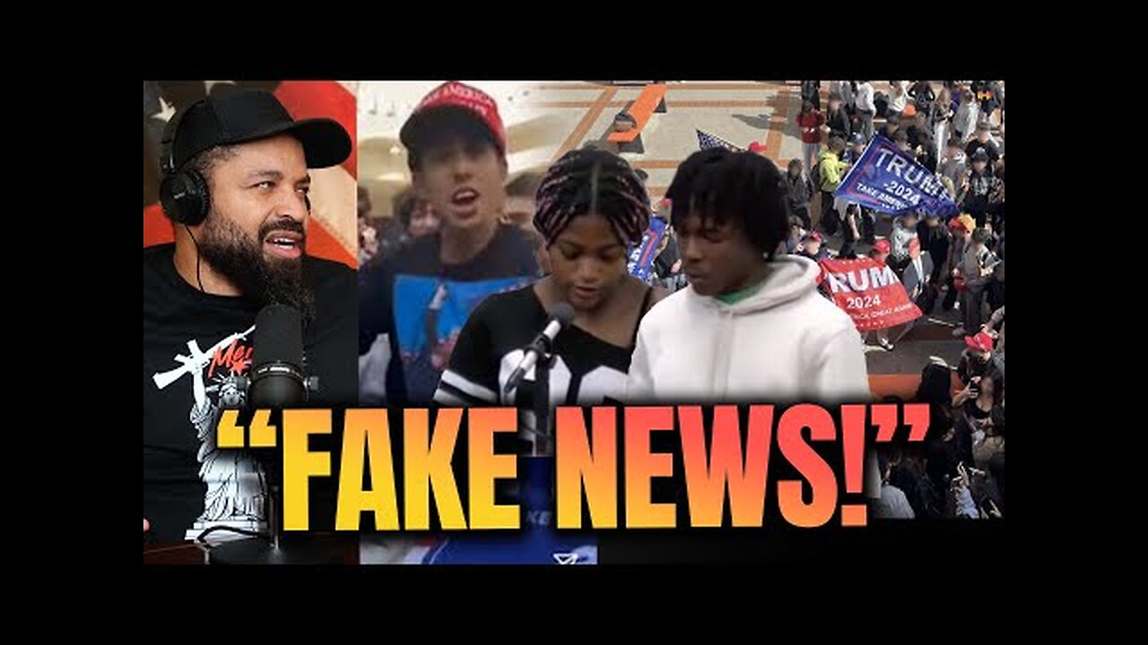 Black High School Teacher and Students Stage Race HOAX Against White Trump Supporting Students